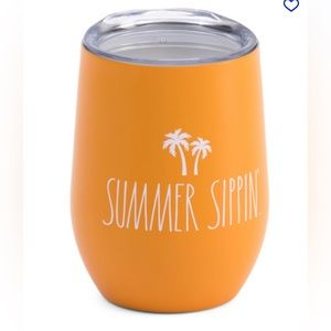 Rae Dunn Summer Sippin Stemless Wine Glass